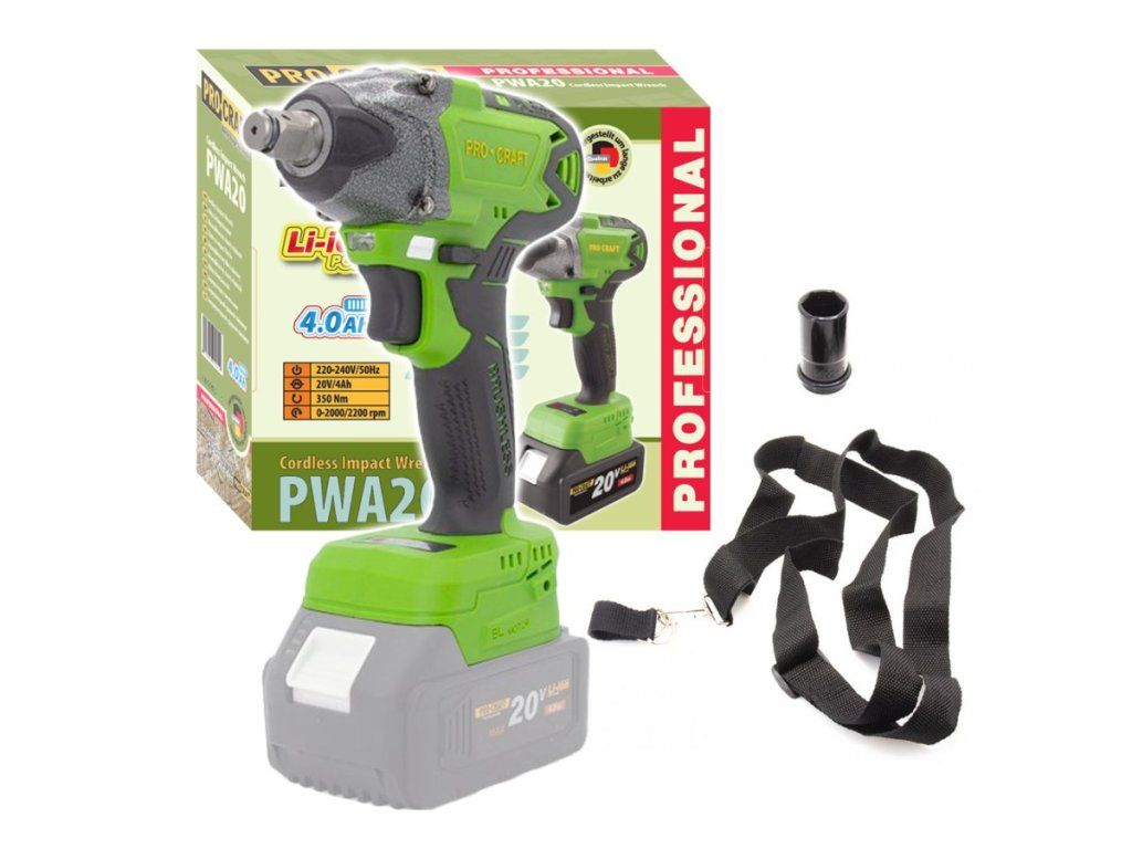Aku rázový uťahovák Procraft PWA20 v autodielni aj pri stavbe krovu