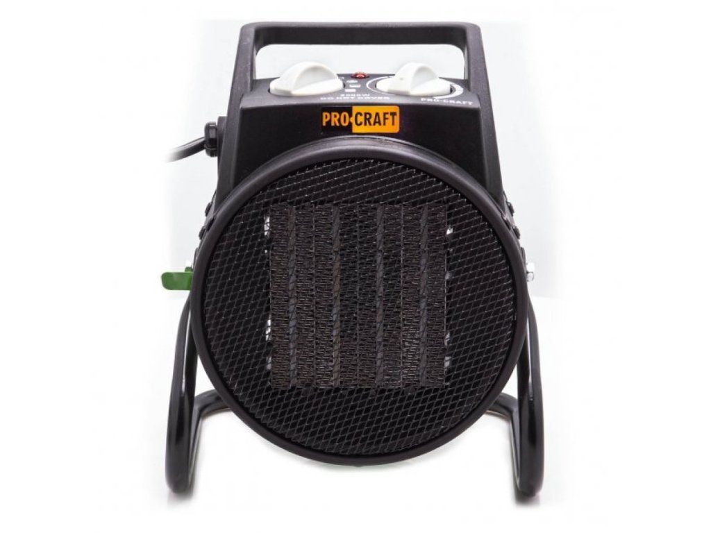 Vykurovací ventilátor Procraft FP20 so zabudovanou rukoväťou na prenášanie