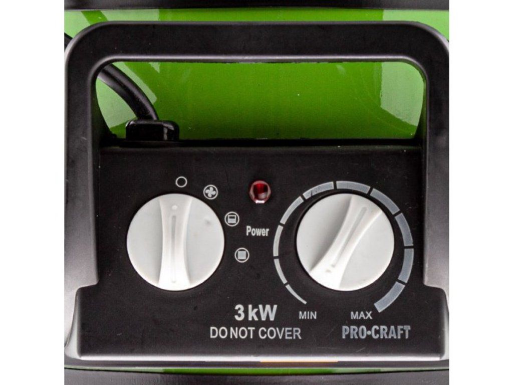 Vykurovací ventilátor Procraft FP30 s otočným keramickým vykurovacím telesom