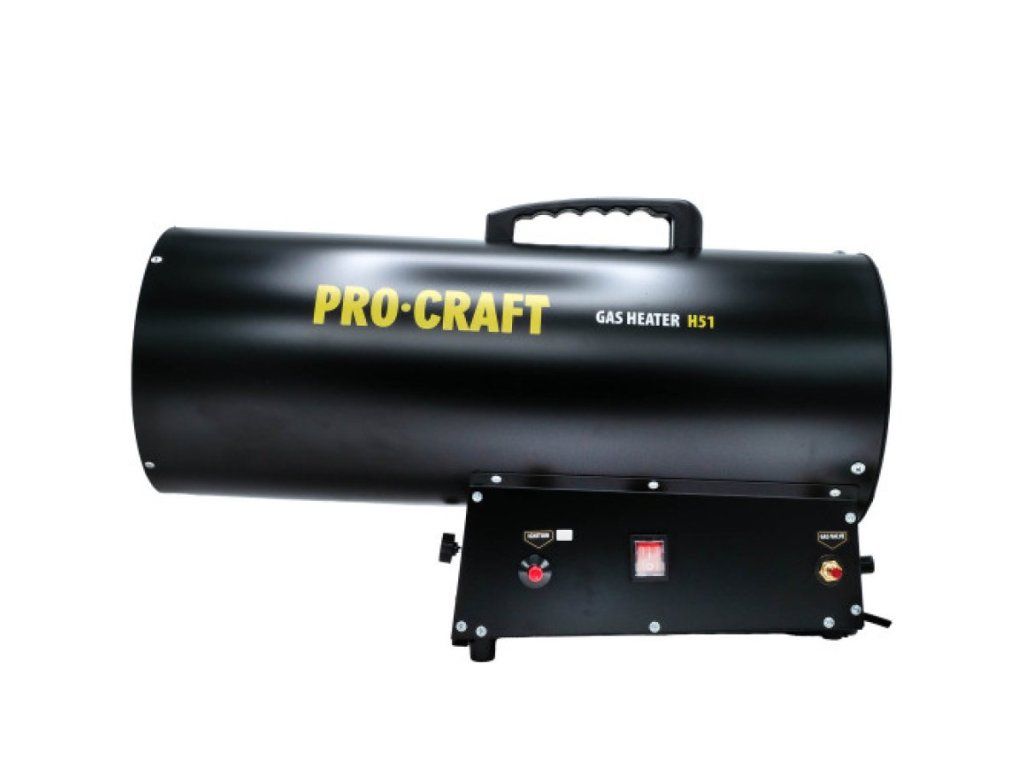 Plynový teplovzdušný ohrievač Procraft H51 s príslušenstvom