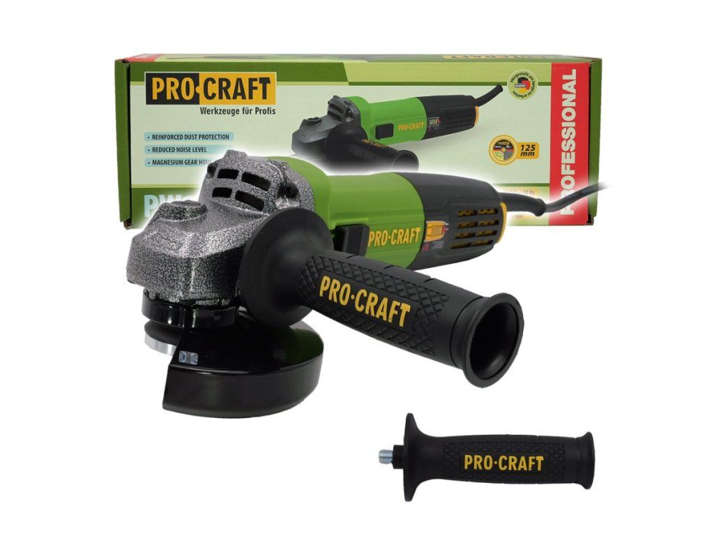 Uhlová brúska Procraft SPW1050 šetrí svaly aj drahocenný čas v dielni
