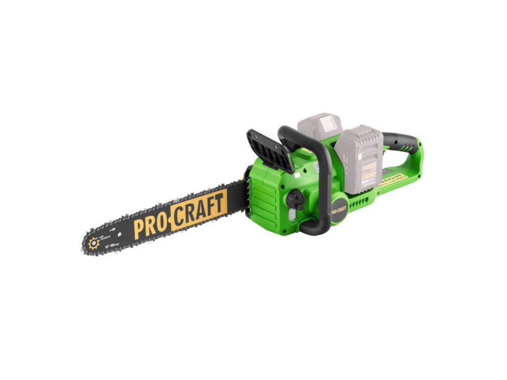 Aku reťazová píla Procraft PCA42/2 reže drevo bez káblov a námahy