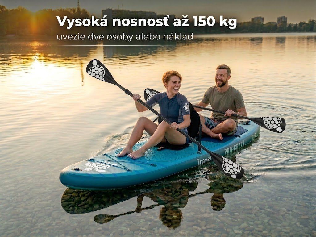 Rekreačná plavba na vode bez obáv s modelom Procraft Travel SUP320