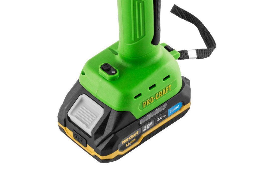 Nastavenie priemeru rezu na ovládacom paneli nožníc Procraft ES25Li