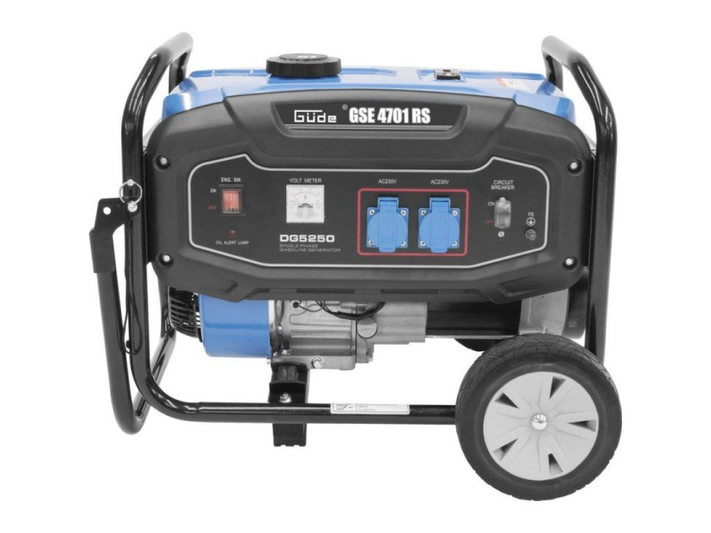 Benzínová elektrocentrála GSE 4701 RS s menovitým výkonom 3600 W