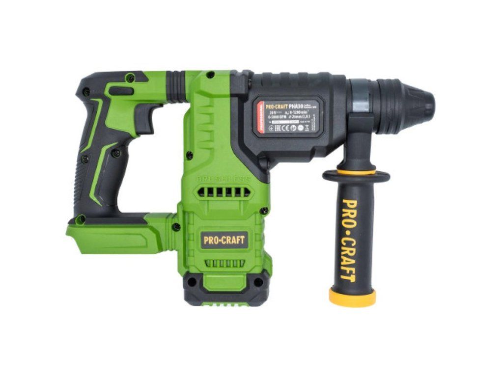 Akumulátorové kladivo SDS Plus Procraft s energiou úderu 2,8 J