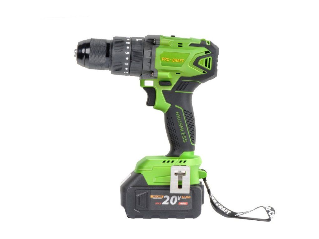 Aku skrutkovač Procraft PA18BL s 20V Li-ion batériou v prepravnom kufri