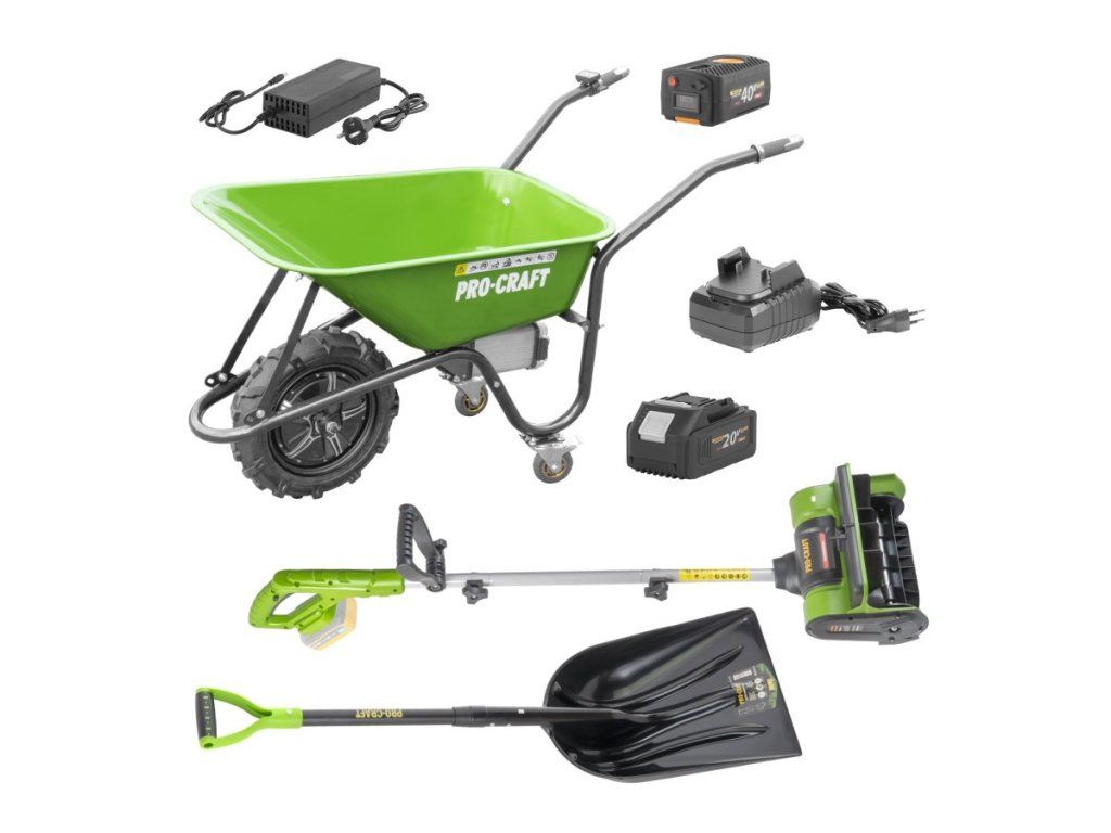 Aku fúrik PROCRAFT PWB150 na prevoz materiálu
