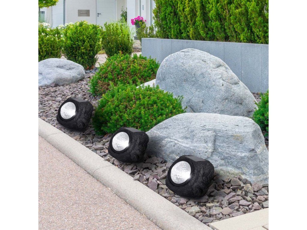 Solárna lampa VELAMP SPK081 s pohybovým senzorom