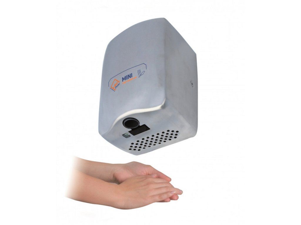 Sušič rúk Jet Dryer MINI - účinné sušenie v elegantnom prevedení Automatický sušič rúk Jet Dryer MINI v matnom nerezovom prevedení - bezkontaktné sušenie rúk teplým vzduchom