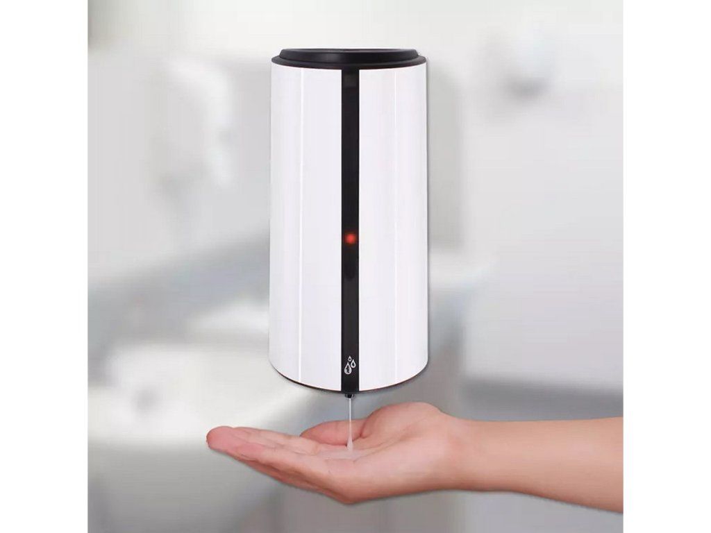 Nástenný automatický dávkovač dezinfekcie a tekutého mydla Donner DROP Gel s jednoduchou montážou