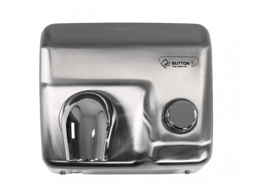 Sušič rúk Jet Dryer BUTTON Matný nerez - detail trysiek