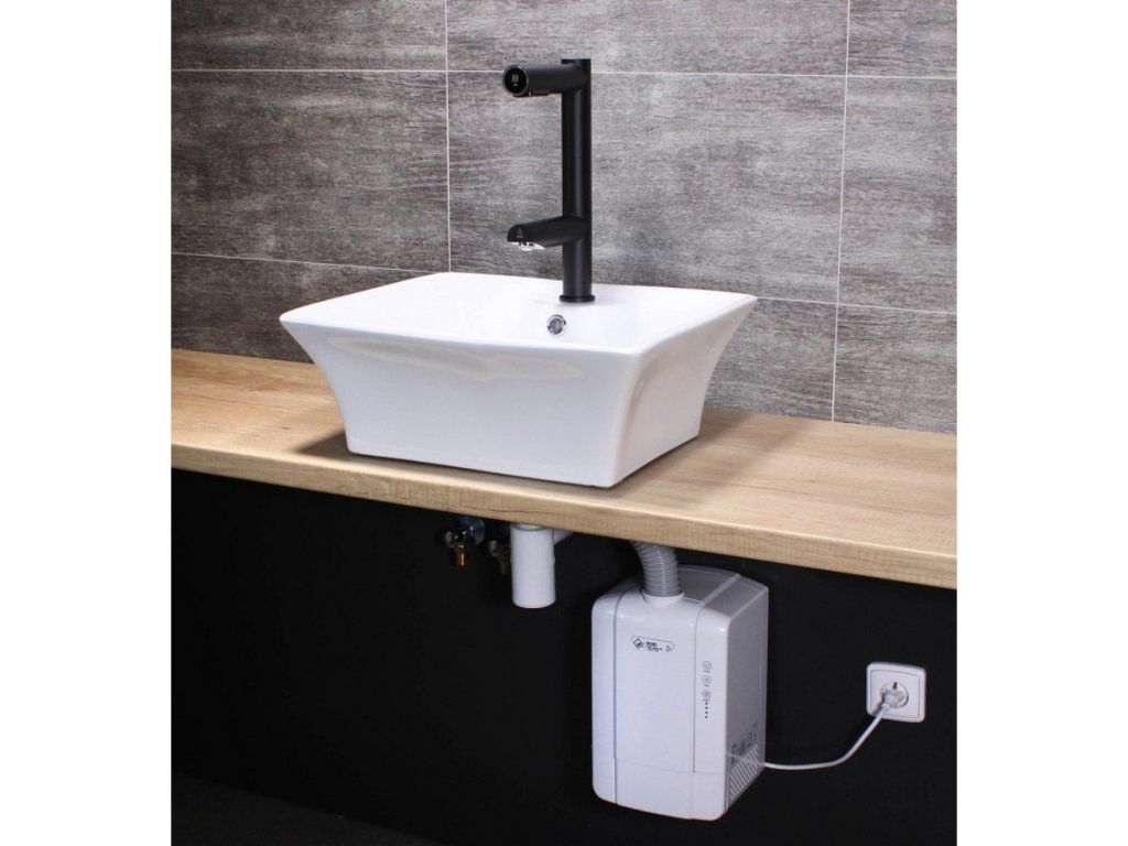 Hygienický sušič rúk s HEPA filtrom nad umývadlom Hygienický sušič rúk s HEPA filtrom nad umývadlom