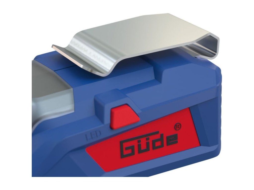Akumulátorový USB adaptér Güde UAL 18-0 s portom USB-A a LED svietidlom