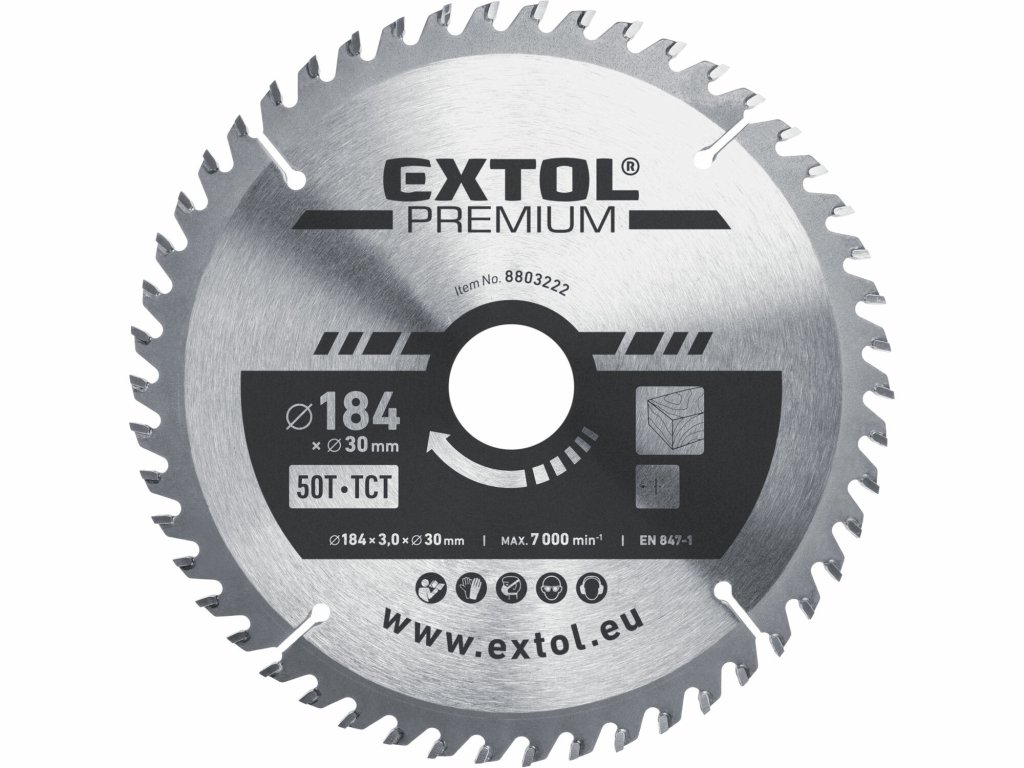 1x Pílový kotúč s SK plátkami 165 mm (8803217)