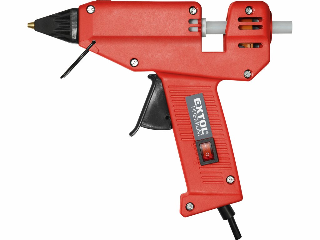 Pištoľ lepiaca tavná EXTOL PREMIUM 180W na hobby dielňu