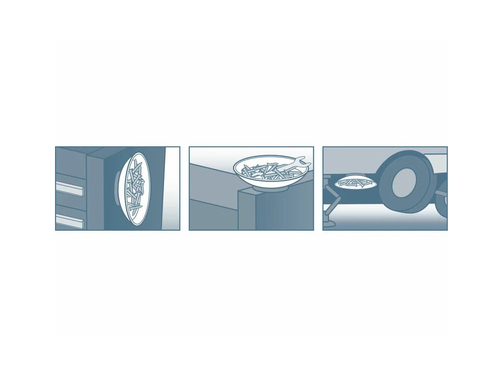 Magnetická miska 150 mm: Poriadok v každej dielni