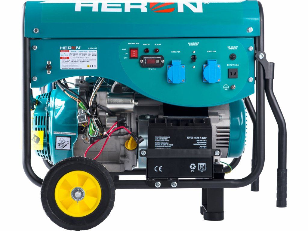 Prečo je kombinovaná elektrocentrála HERON 5,5kW ideálnym zdrojom energie pre dom aj dielňu