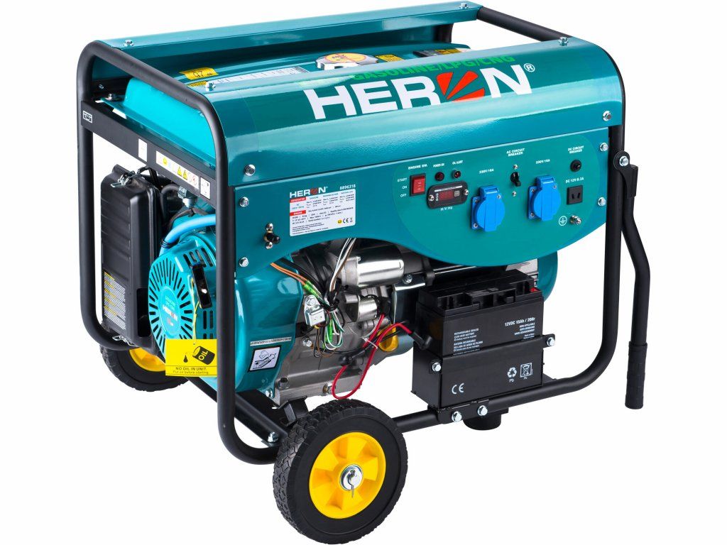 Bezpečné napájanie elektroniky pomocou kombinovanej elektrocentrály HERON 5,5kW