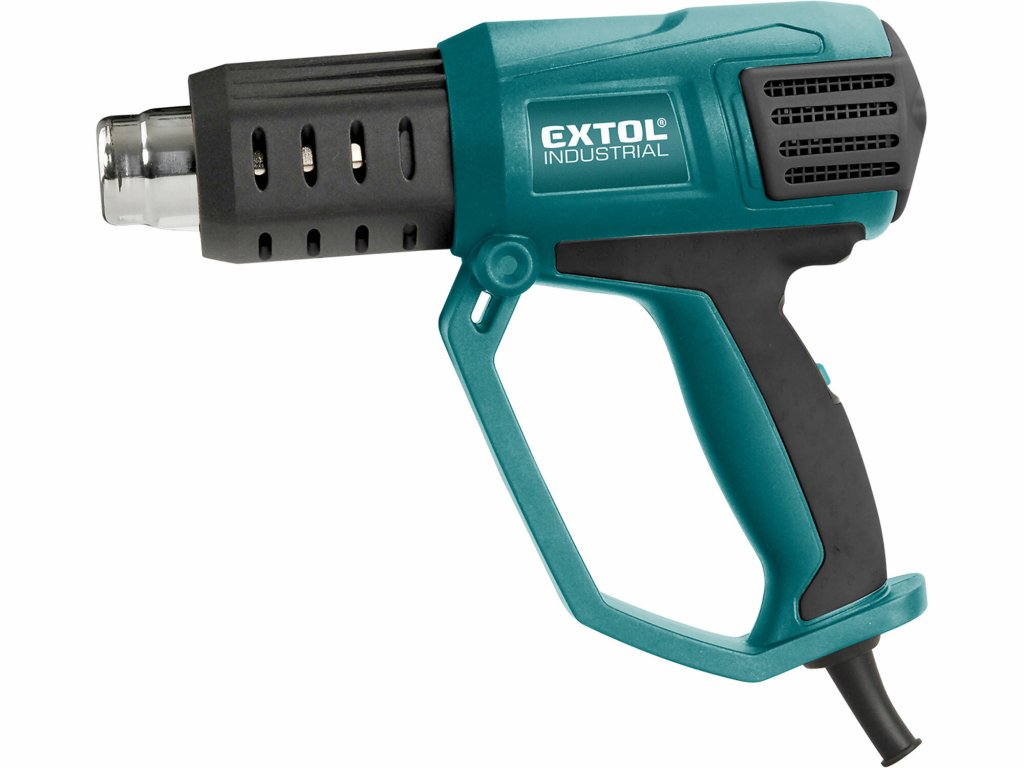 Teplovzdušná pištoľ EXTOL INDUSTRIAL – plynulá regulácia teploty 2000W