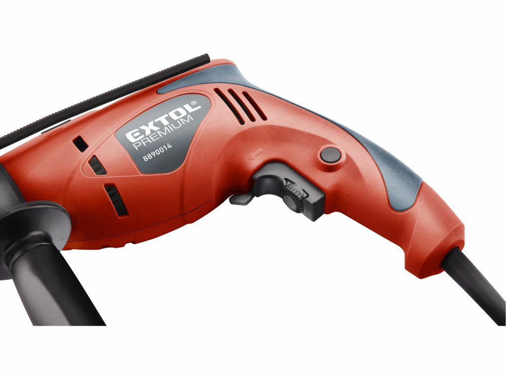 EXTOL PREMIUM príklepová vŕtačka 550W – vhodná na murivo, kov aj drevo