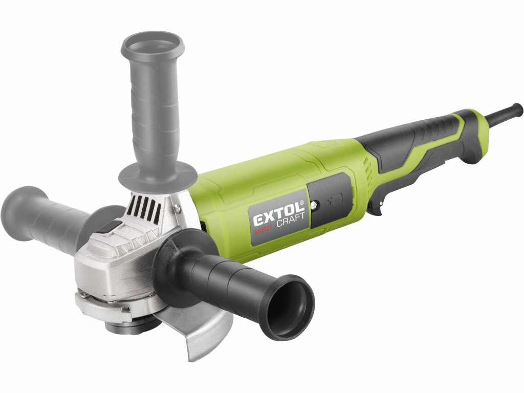 Uhlová brúska 125mm EXTOL CRAFT – bezpečná voľba na rezanie a brúsenie