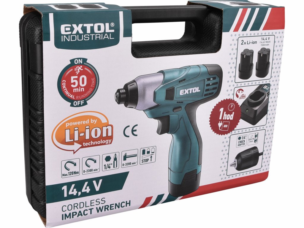 Kompaktný bezdrôtový uťahovák s rázovým mechanizmom pre domácich majstrov